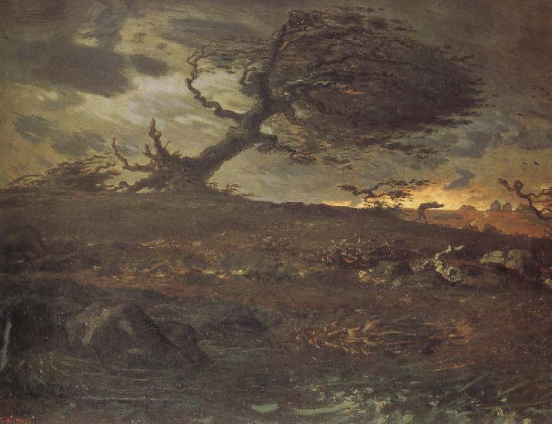 Jean Francois Millet Storm oil painting image